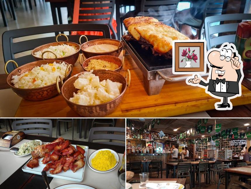 O interior do Cachacaria do Dedé & Empório- Shopping Ponta Negra