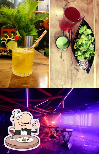 Among different things one can find food and interior at Connect Night Club & Skylounge