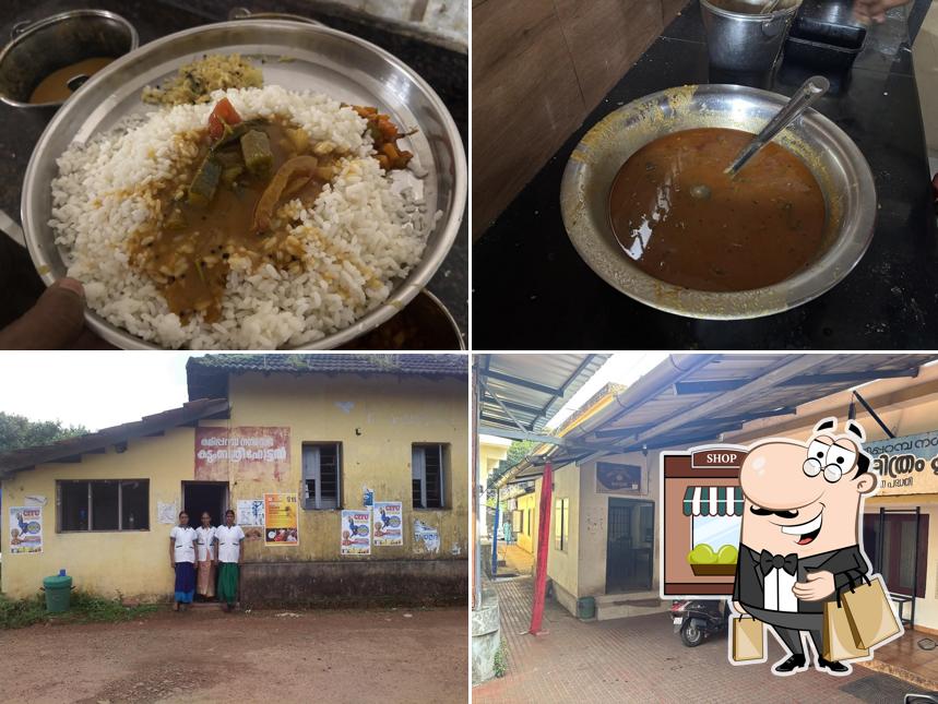 The picture of Kudumbashree Canteen (Janakeeya Hotel)’s exterior and food