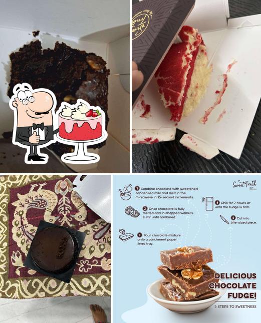 Red velvet cake at Sweet Truth R S Puram