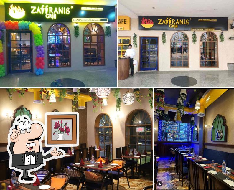 The interior of Zaffranis Grill