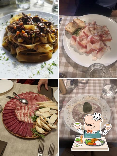 Platti al Al Glicine trattoria con vista