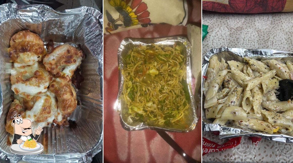 Spaghetti carbonara at Chow Mow Chinese