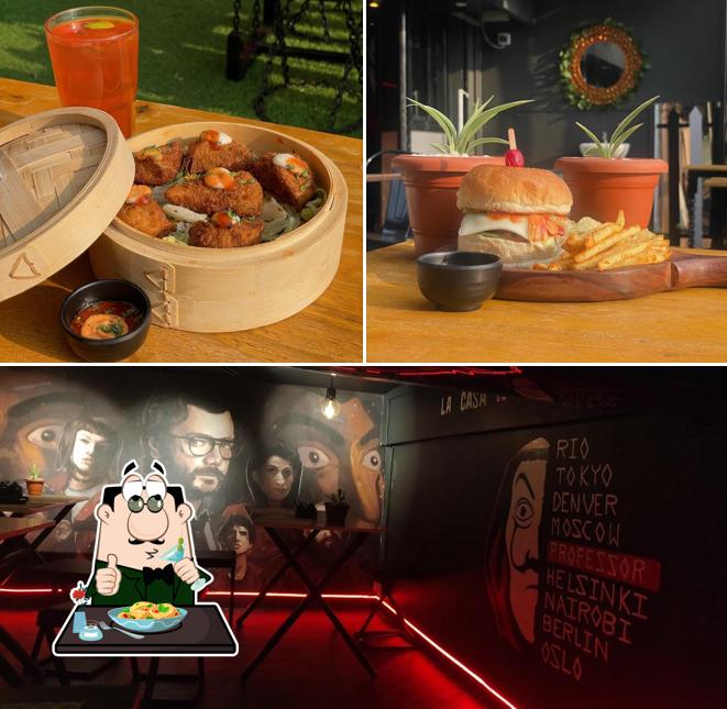 The picture of food and interior at Ciao Cafe