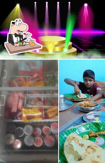 The restaurant's food and beverage