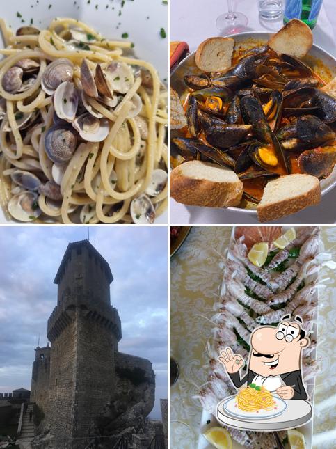 Spaghetti alla carbonara al Ristorante La Clessidra