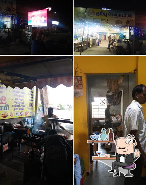 The interior of Thambu Tea Stall