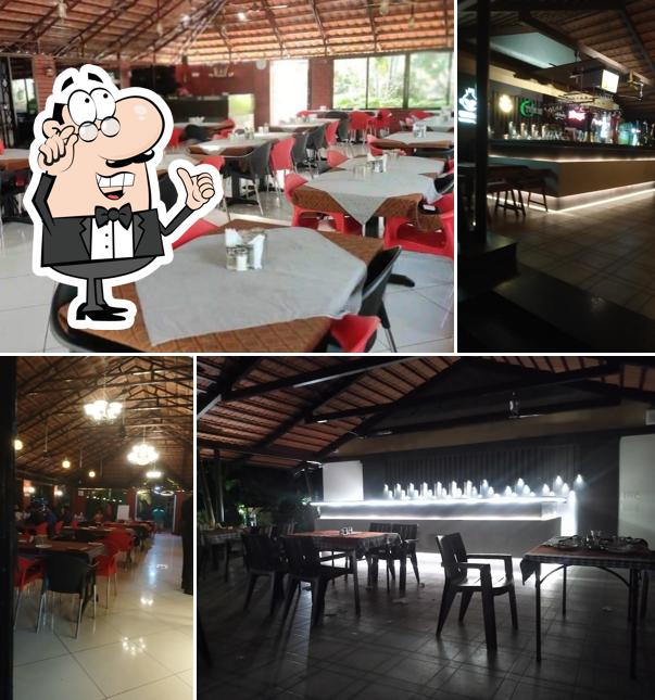 Take a seat at one of the tables at The Coastal Garden