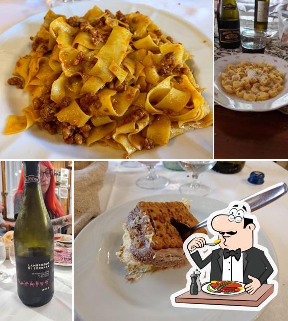 Cibo al Trattoria Secchia