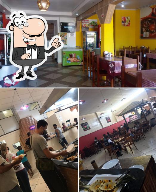 O interior do O Rancho Restaurante