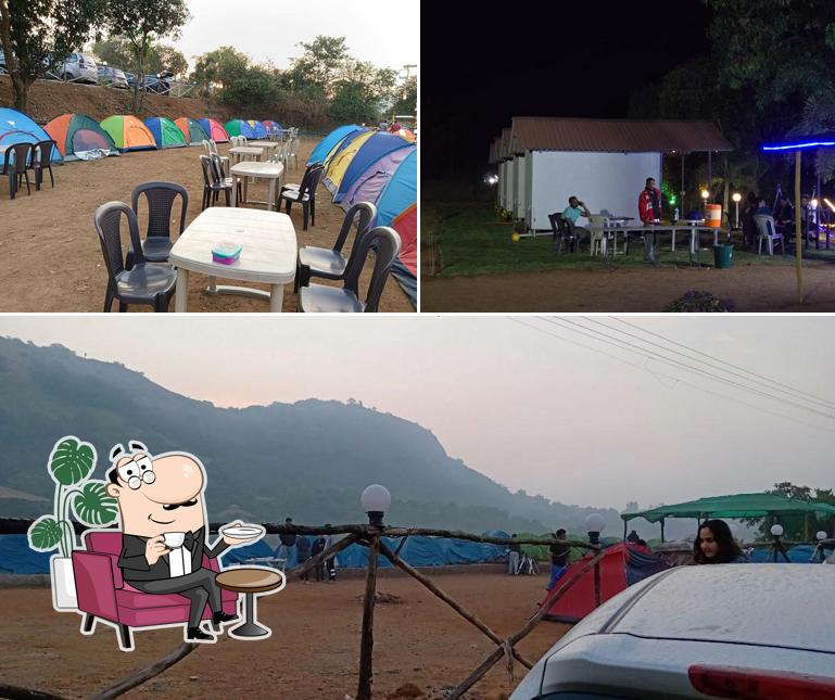 The restaurant's interior and exterior