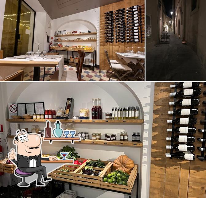 La immagine di interni e esterno da Casa Trimarchi - Ristorante in Ortigia