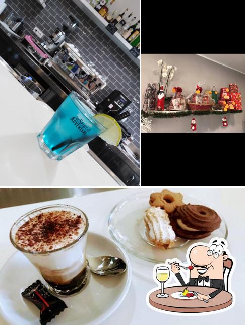 La cibo e esterno del ristorante