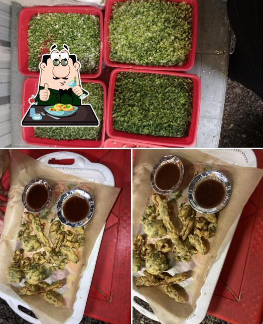 Brown bhajiya