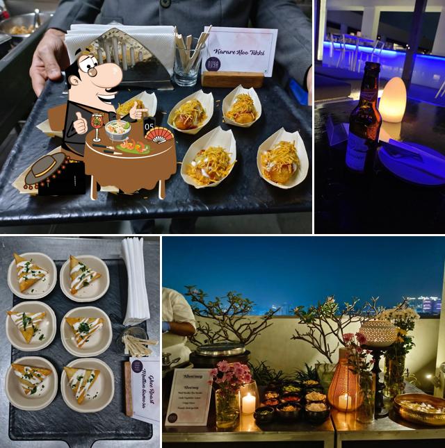 Food at The Sky Lounge