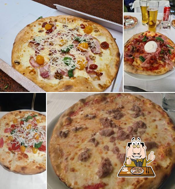 A Ristorante Sporting Brugherio, puoi assaggiare una bella pizza