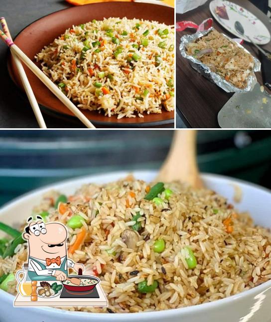 Fried rice at Banjara Food Truck