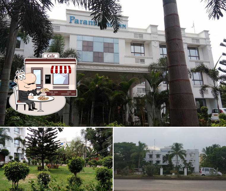 You can get some fresh air at the outside area of Paramount Inn