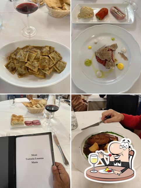 Cibo al Trattoria Losanna