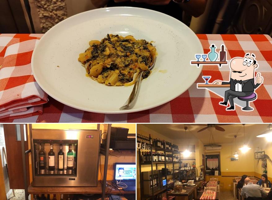 Gli interni di Taverna Le Cose Buone