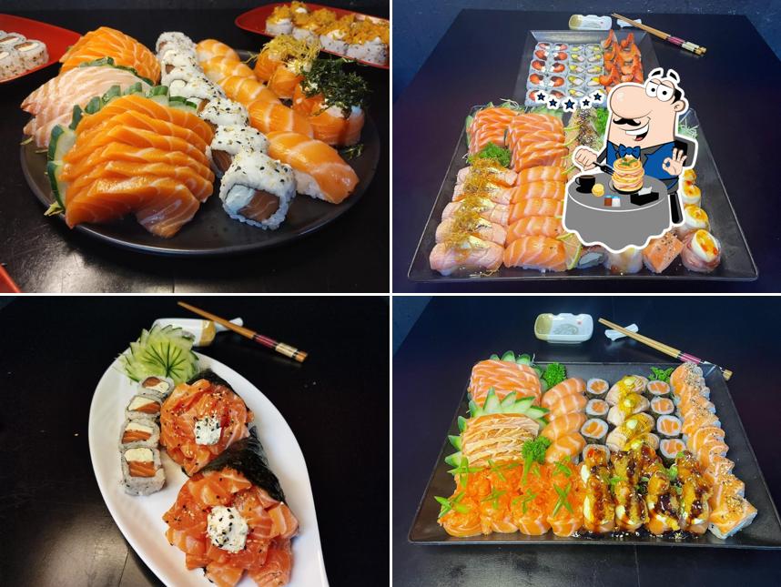 Comida em Wiyaki Sushi