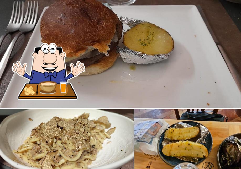 Cibo al Ristorante La Fortezza