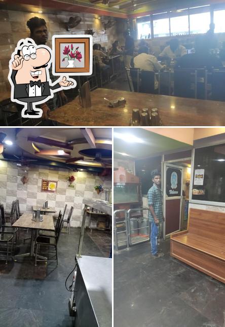 The interior of Pechiamman Veg Restaurant-VILLAPURAM