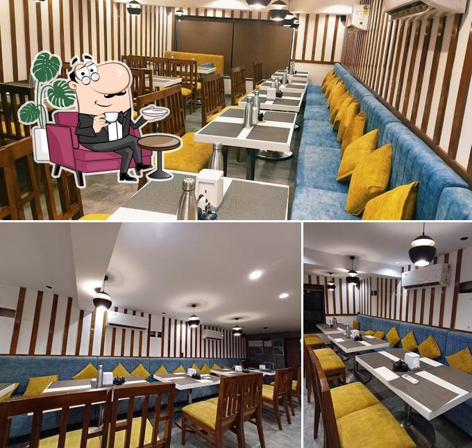 The interior of Café Ashwini Caranzalem