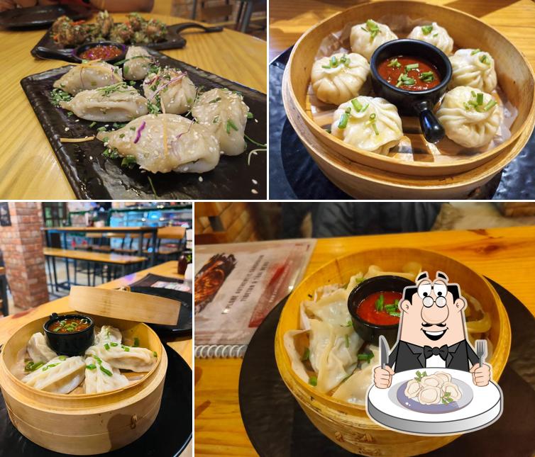 Dumplings at Cafe Calcutta Classic