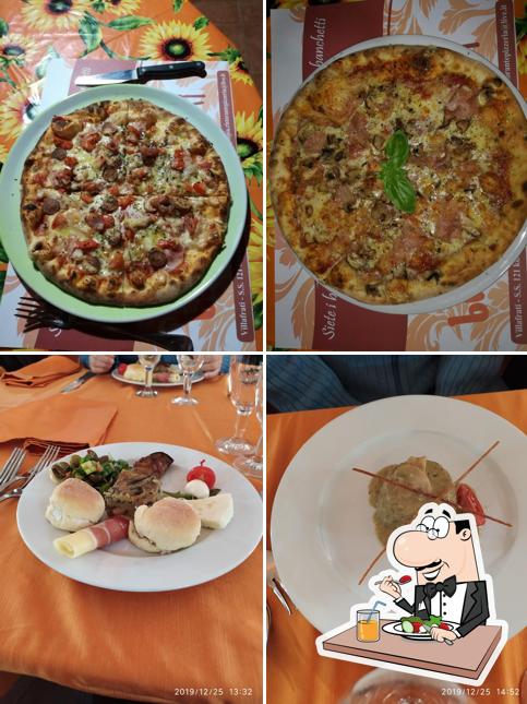 Cibo al Ristorante Olympia - Pizzeria - Ricevimenti Di Pepe Margherita