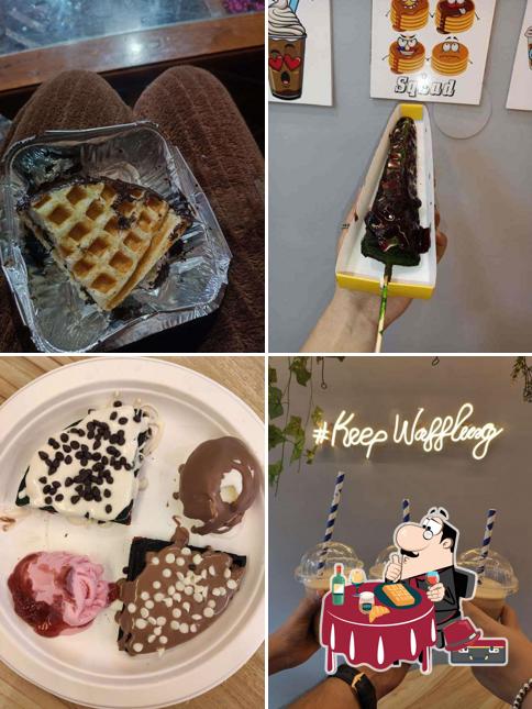 Waffles at The Waffling Station
