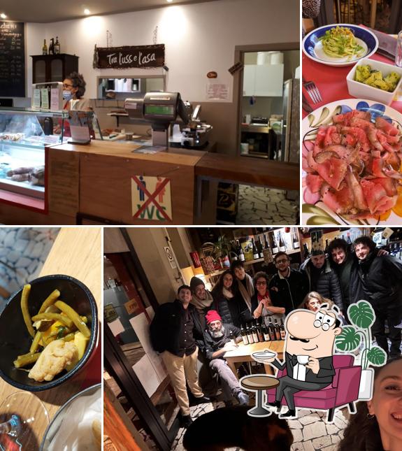 Gli interni di Tra L'uss e L'asa