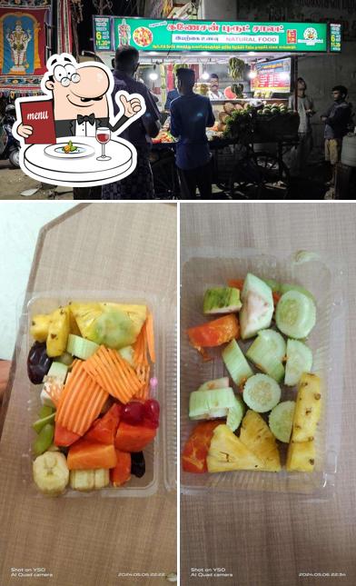 The photo of food and exterior at Ganesan Fruit Salad