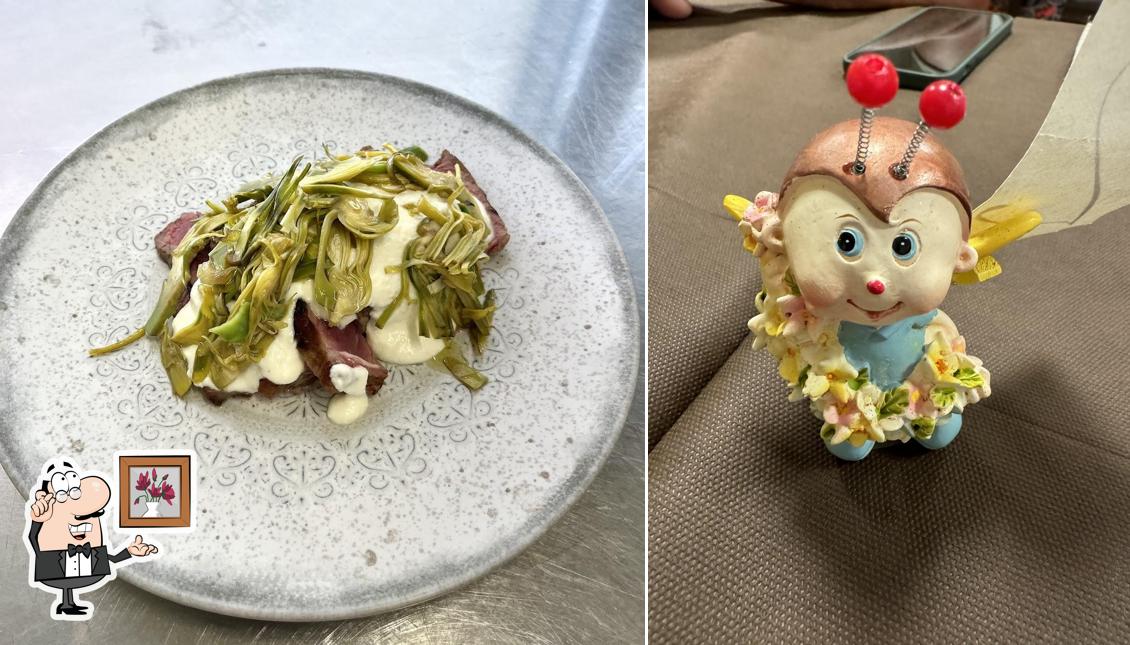 Gli interni di Osteria A casa mia