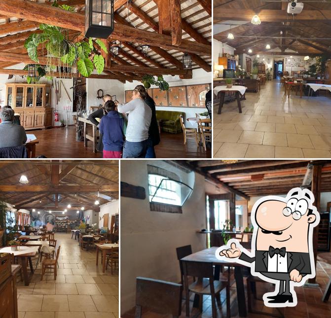 Gli interni di Osteria Vivace