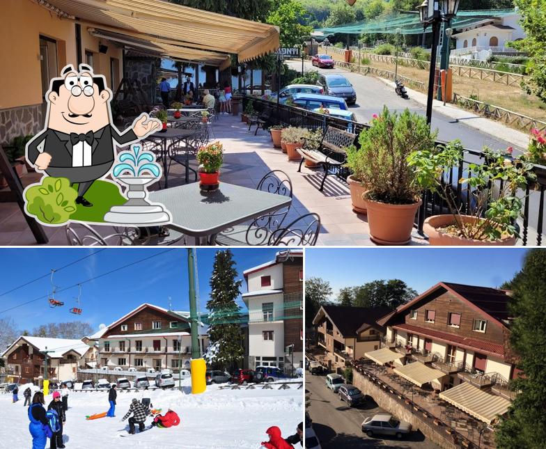 Gli esterni costituiscono una caratteristica importante di Hotel Miramonti