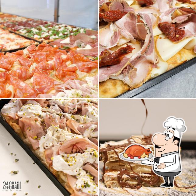 Anatra laccata alla pechinese al 24 Gradi Pizza al taglio