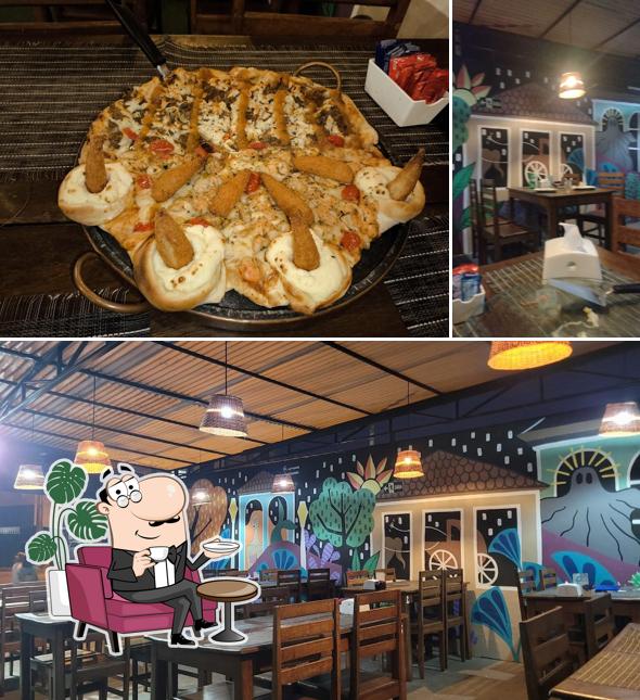 O interior do Specially Pizzaria Artesanal