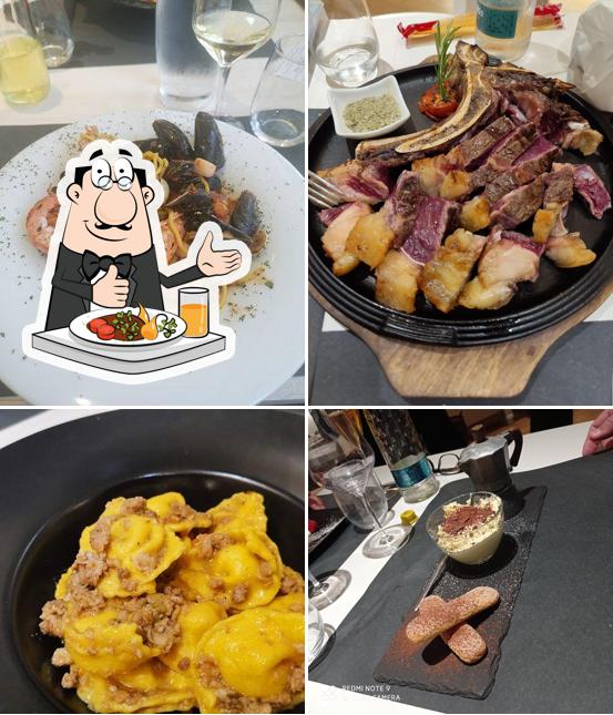 Platti al Ristorante Barbe'-Cue