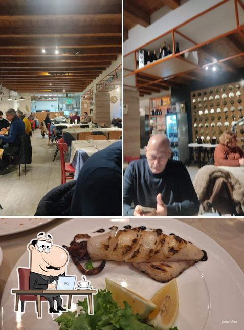Tra le varie cose da Sazzari · Traditional Food & Drink si possono trovare la interni e cibo
