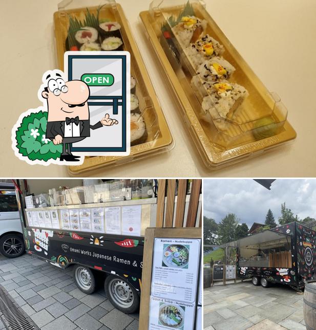 La foto di esterno e sushi da Umami Japanese Restaurant Grindelwald
