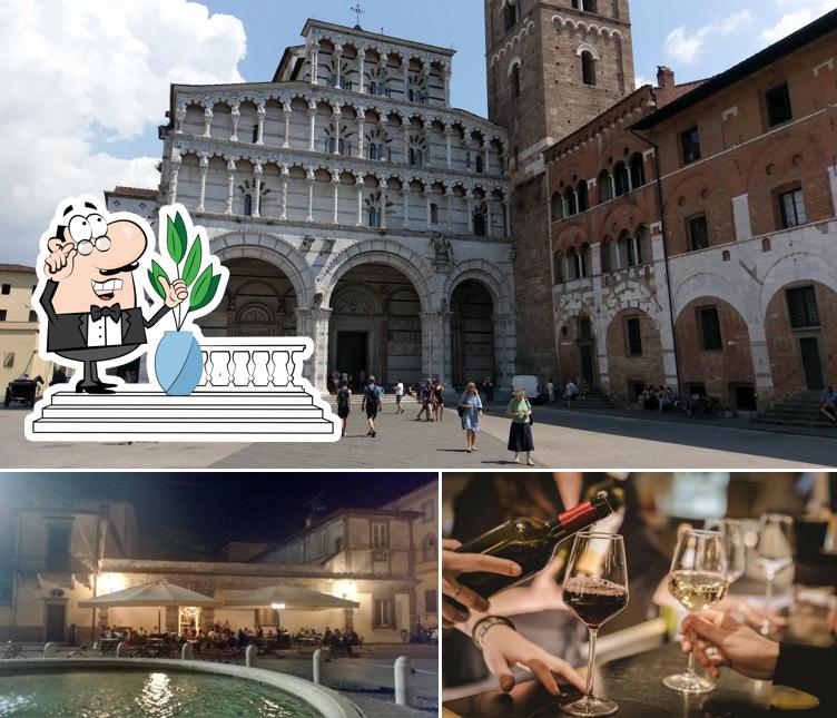 Tra le varie cose da Undici Undici Lucca si possono trovare la esterno e vino