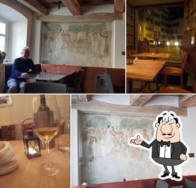 Gli interni di Wirtsstube Münsterhöfli