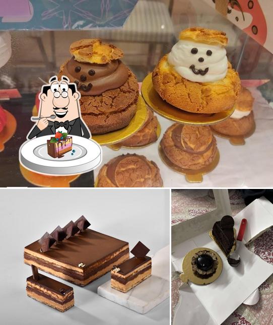 Chocolate cake at Drizzle & Dust