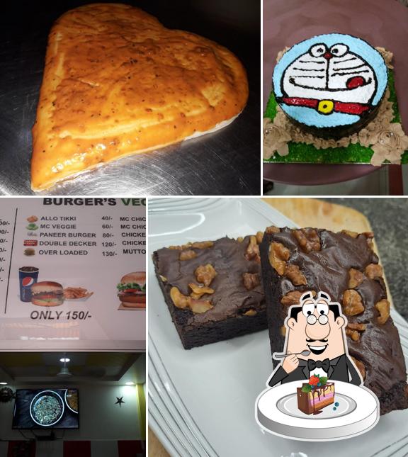 Chocolate cake at Pizza Street India