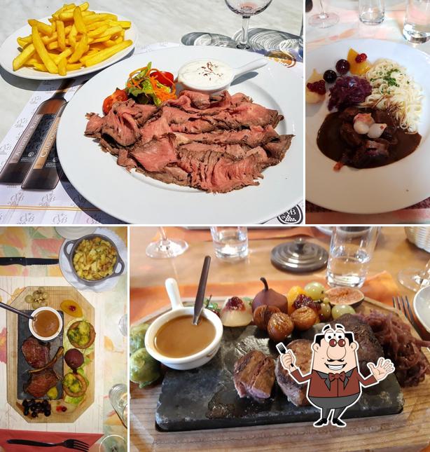 Platti al Restaurant les Rochats