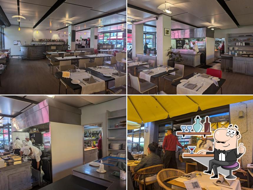 Gli interni di Restaurant Le Trinquet