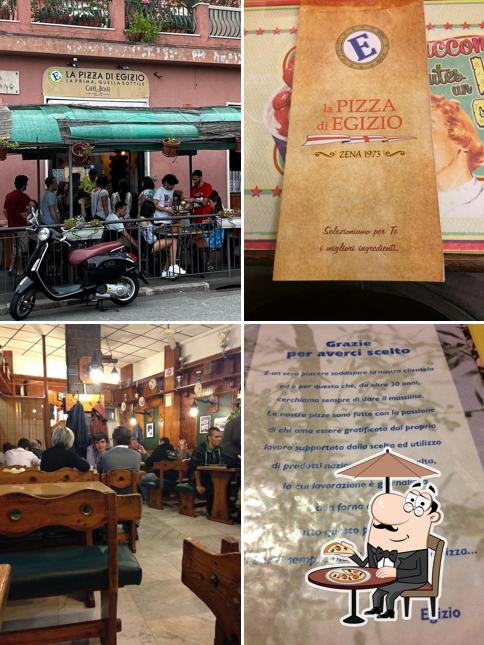 Gli esterni di La Pizza di Egizio