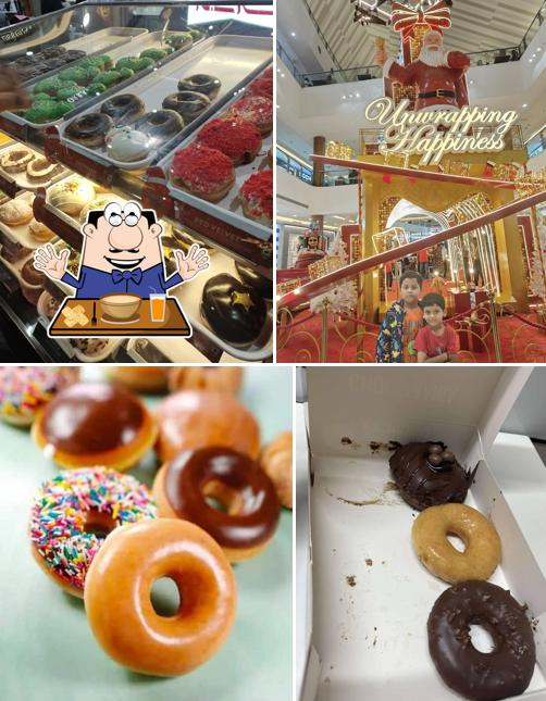 Meals at Krispy Kreme Doughnuts & Coffee