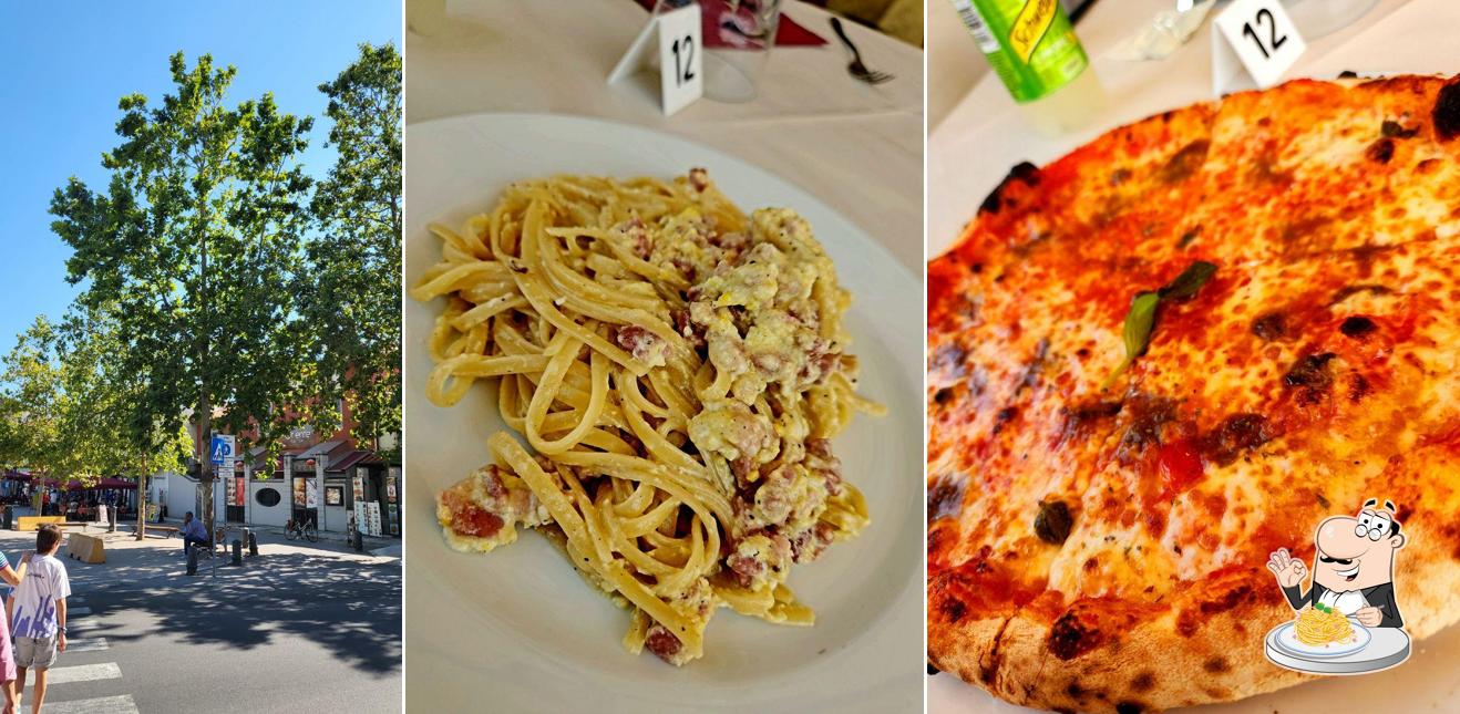 Spaghetti alla carbonara al Restaurant La Sicilia a Tavola